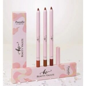 Beauty Vaulte Poutastic Lip Liner Trio Pure Poppy Sweet Suki Lush Lily NEW